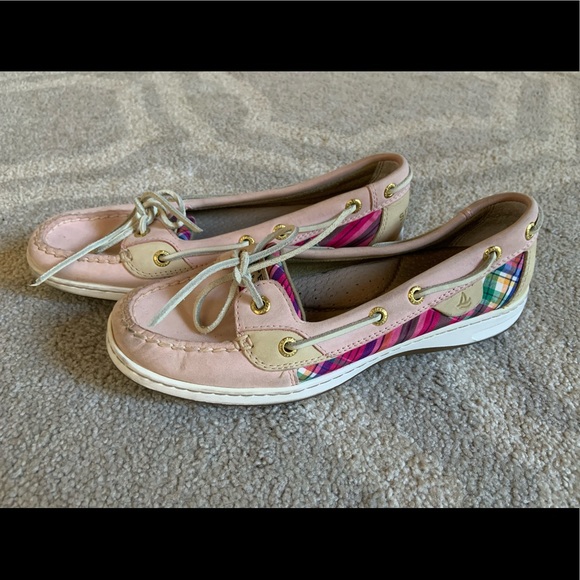 Sperry Shoes - Light Pink & Plaid as Sperry’s